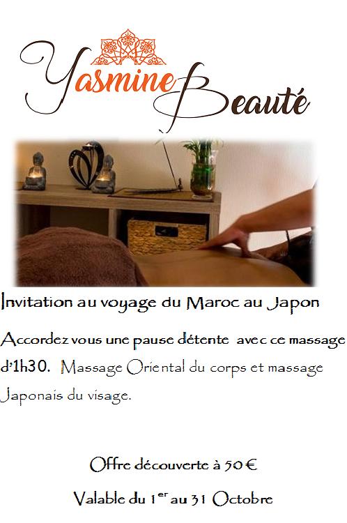 Offre massage octobre 18